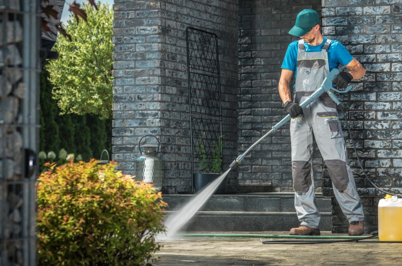 Powerwashing Crew at Work